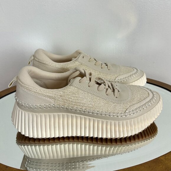 DOLCE VITA Dannis Sneaker in Ivory Woven Size US 9 - Picture 10 of 14